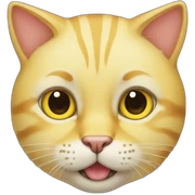 yellow cat emoji sticker