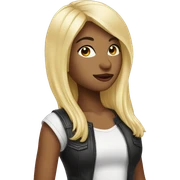 kiss-kiss blonde  sticker