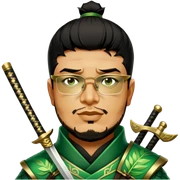 Emerald Samurai sticker