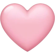 Heart in a light pink sticker