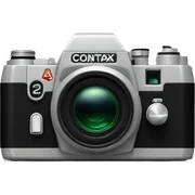 contax t2 camera sticker