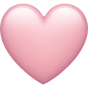 pastel pink heart sticker