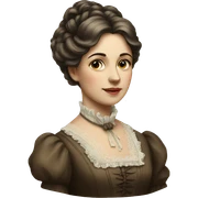 victorian woman  sticker