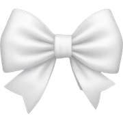 white bow sticker