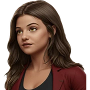 realistic portrait of a girl sticker
