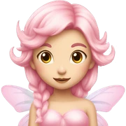 Shiny Pastel Pink Fairy Fakémon sticker