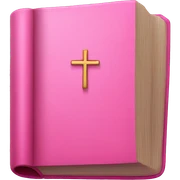 pink bible sticker