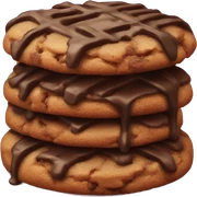 german chocolate cookie sticker