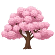 Cherry blossom tree sticker