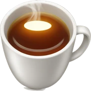 Hot cup of tea sticker