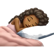 sleeping girl  sticker