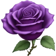 Purple rose  sticker