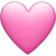 Pink heart  sticker