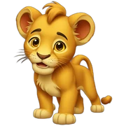 Simba sticker