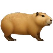 cool capybara sticker