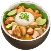 Thai chicken bowl sticker