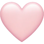pastel pink heart sticker