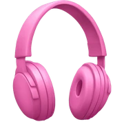 headphones with pink bow sticker