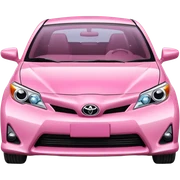 Car pink toyota sticker