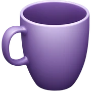 Purple cup sticker