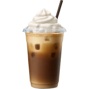 Starbuck ice coffee with ice cubes sticker