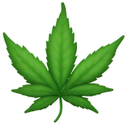 Weed leaf  sticker
