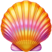 Hawaiian sunrise shell sticker