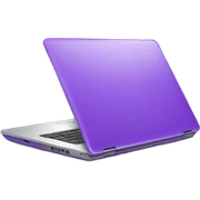 laptop purple sticker