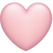 Light pink heart  sticker