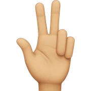 2 fingers sticker