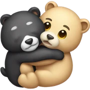 Animals hugging  sticker
