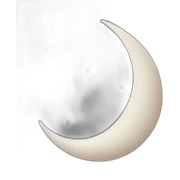 Crescent Moon sticker