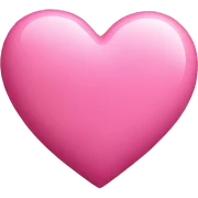 pink heart  sticker