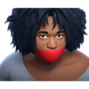 cool boy with black hair sticker