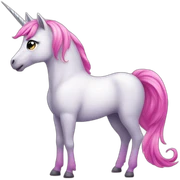 Unicornio rosa sticker