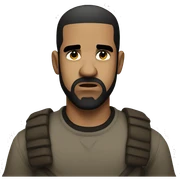 angry Drake sticker
