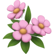 pink flowers  sticker