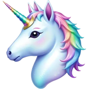 Underwater unicorn sticker