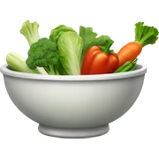 Vegetable bowl sticker