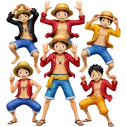 one piece sticker