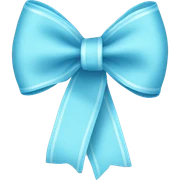 Baby blue Ribbon  sticker