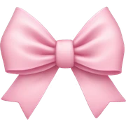 Light pink bow with many layers  sticker