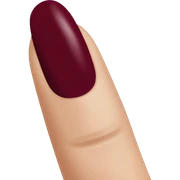 Burgundy nail color sticker