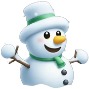xmas snow sticker