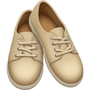 Comfy beige shoes sticker