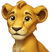 Simba sticker