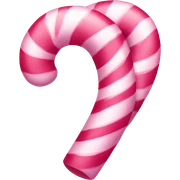 pink candy cane  sticker