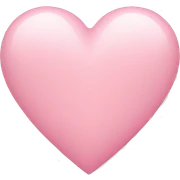 Light pink heart sticker