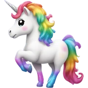 Unicorn farting sticker