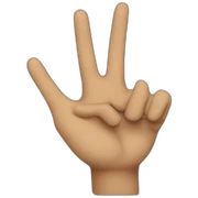 Gang sign sticker